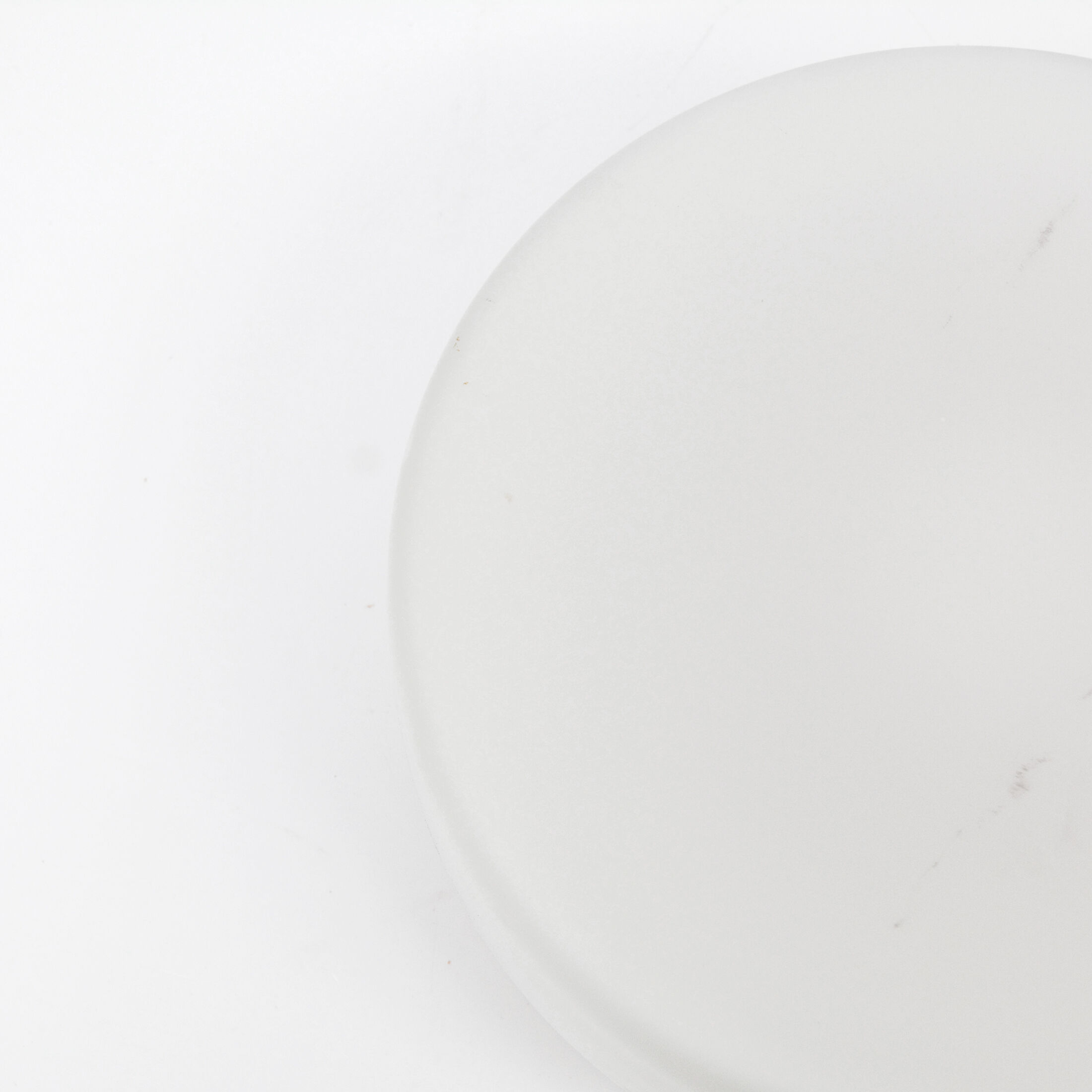 1970s Scandinavian modern White glass plafond, Hustadt Leuchten, Germany