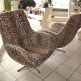 Pair of armchairs "egg" of 1973