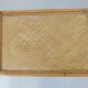 Side table, rattan couch end 60s 70s