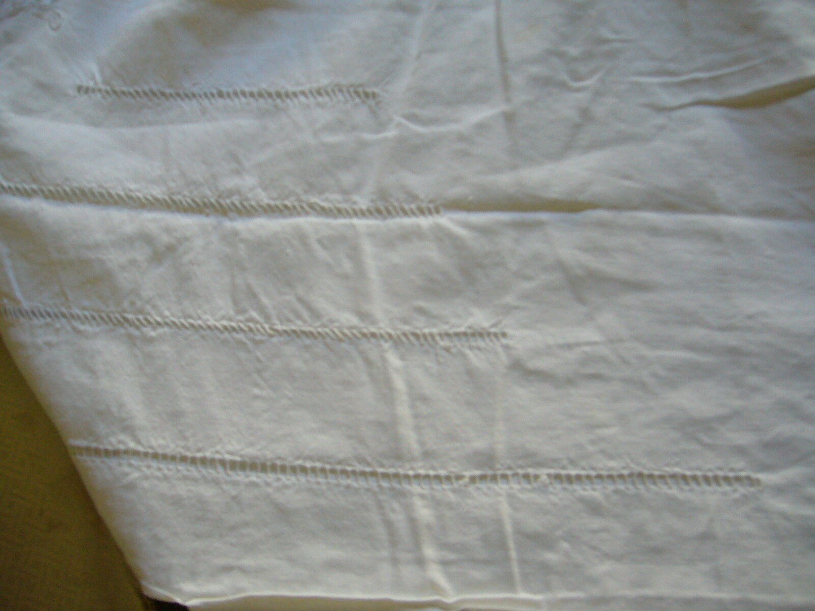 Old embroidered cotton sheet