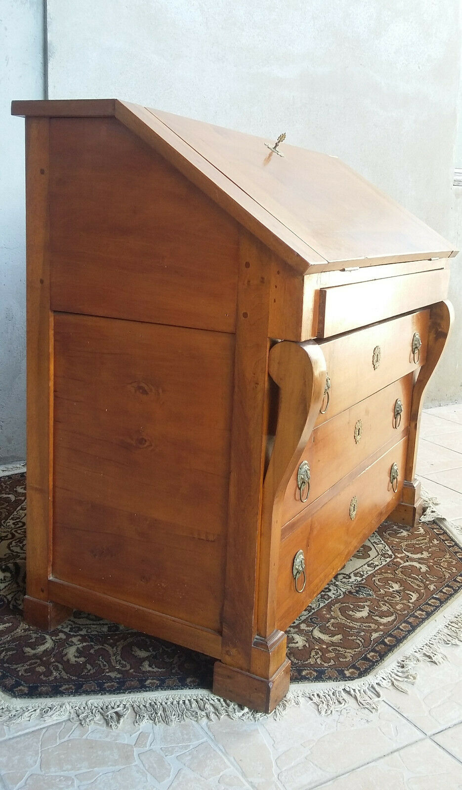 Office scriban empire in mahogany