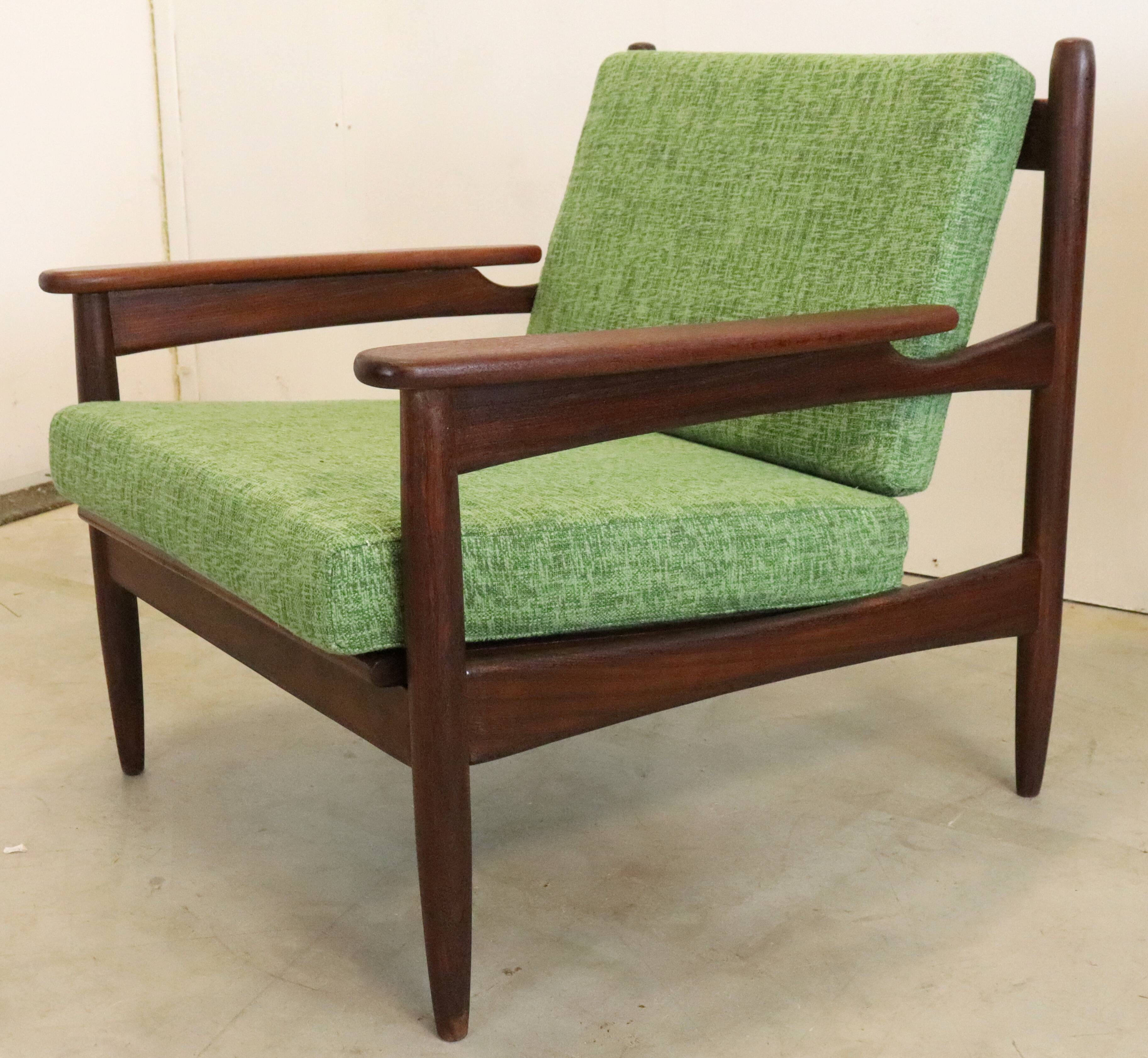 vintage mid century teak Fauteuil 'Rozendaal'