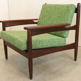 vintage mid century teak Fauteuil 'Rozendaal'