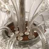 Murano glass chandelier with four arms of light, late nineteenth century