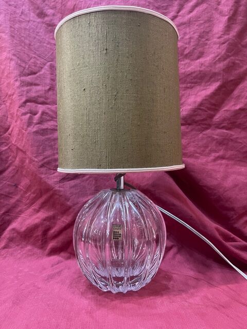 Vintage Daum crystal lamp 1970