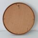 Vintage round wooden mirror