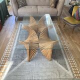 Table basse en bois massif 160 x 80cm