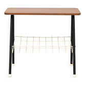 Table basse en bois et métal