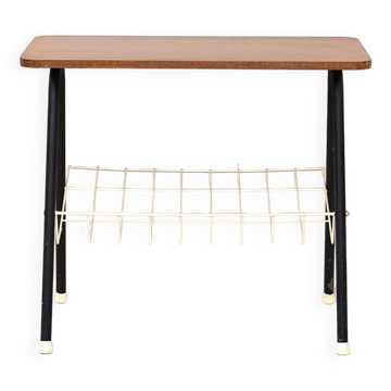 Wooden and metal coffee table