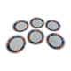 Lot of 6 plates Acapulco Villeroy - Boch