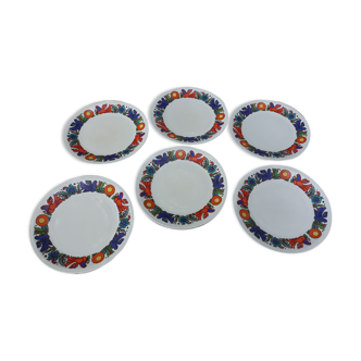 Lot of 6 plates Acapulco Villeroy - Boch