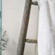 Old wooden farm scale patinated grey