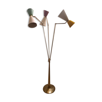 Lampadaire Oscar Torlasco pour Lumi moderniste 1954