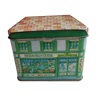 Vintage house painted metal box