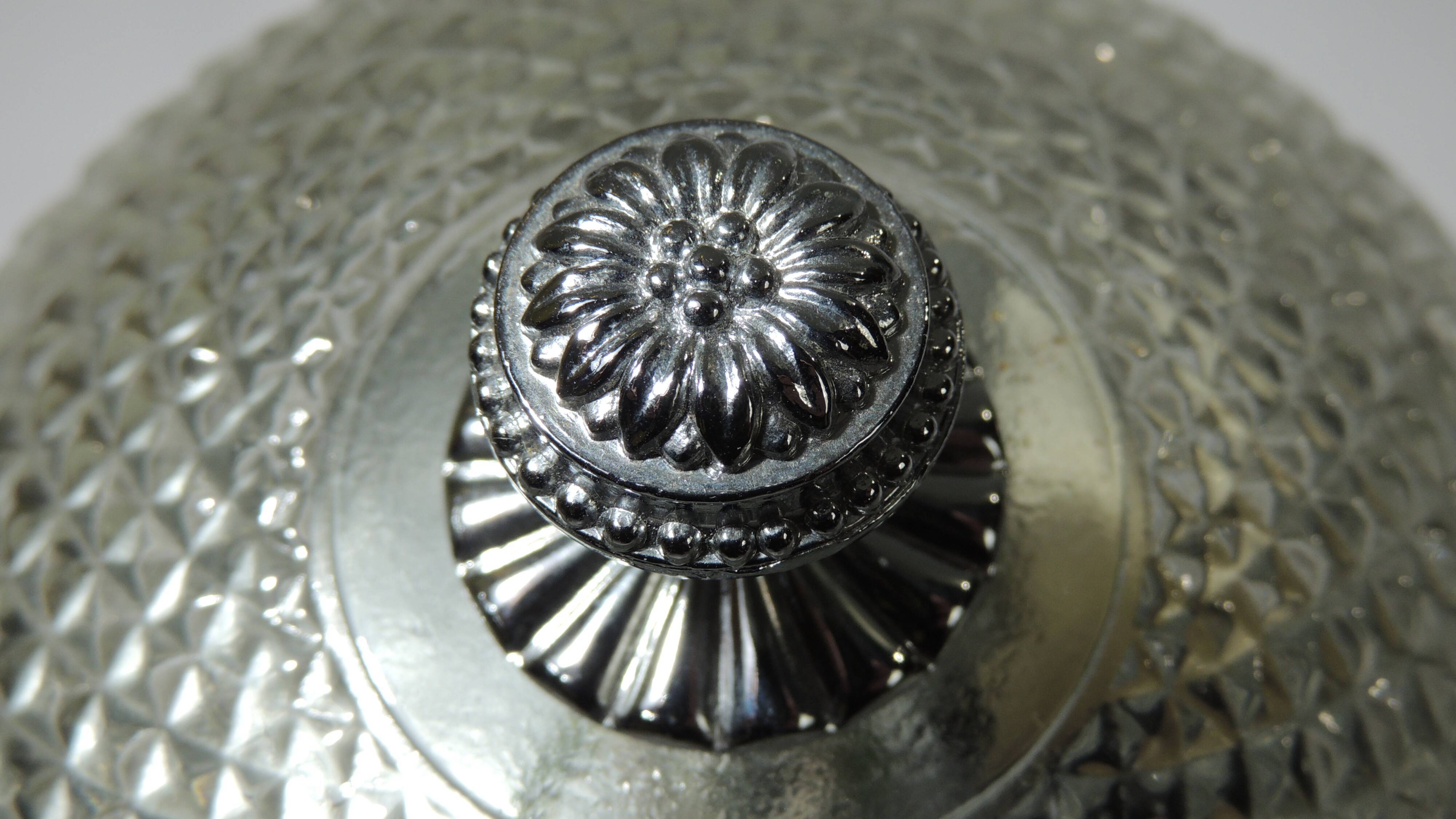 Cut glass ceiling lamp / vintage