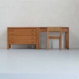 Bureau en bois d'orme certifié groupe Regain