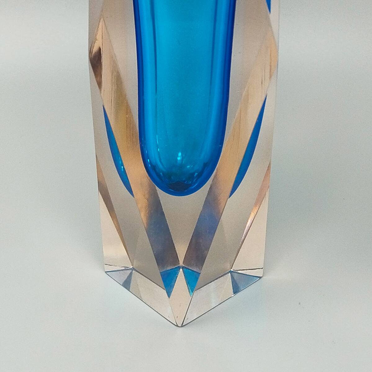 1960s large Flavio Poli for Seguso Murano glass vase — mid-century Italian collectible