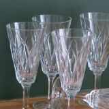 6 VMC champagne flutes in very good condition