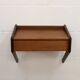 Floating nightstand  in teak wood by Sigfred Omann for Olholm Mobelfabrik