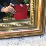 Golden Louis-Philippe Mirror 99x74 cm