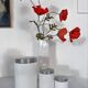 Lot of 3 old jars of laboratory glass color white