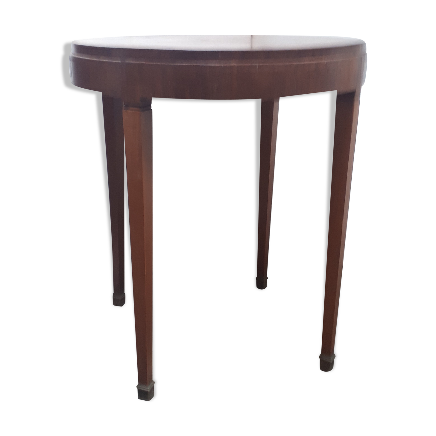 1930 art deco wood marquee pedestal table