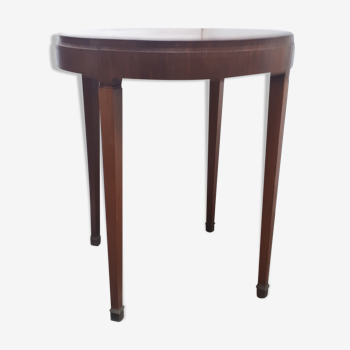 1930 art deco wood marquee pedestal table