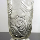Pressed glass vase