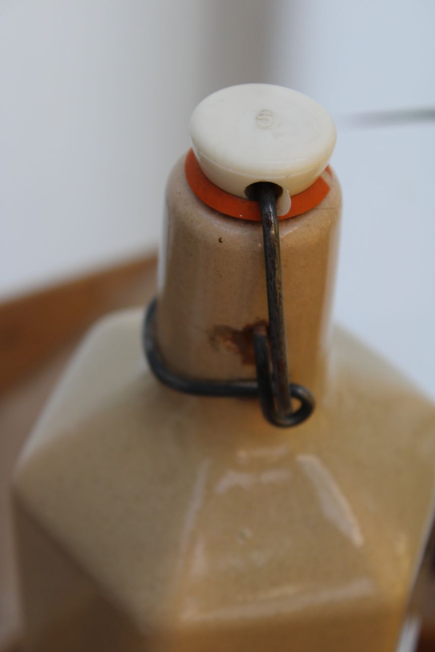 Beige bottle