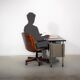 Spazio series typewriter desk by Studio BBPR for Olivetti, circa 1960