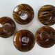 Lot de 5 coupelles sarreguemines « domino »