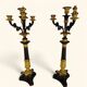 Large Pair of Gilded Bronze Chandeliers - Restoration Period (1815-1830)