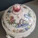Sarreguemines glazed earthenware soup tureen, Rouen model - dishwasher safe