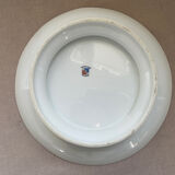 Shallow dish centrepiece French porcelain M&S silver trim