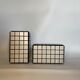 Beige and black mosaic bookends