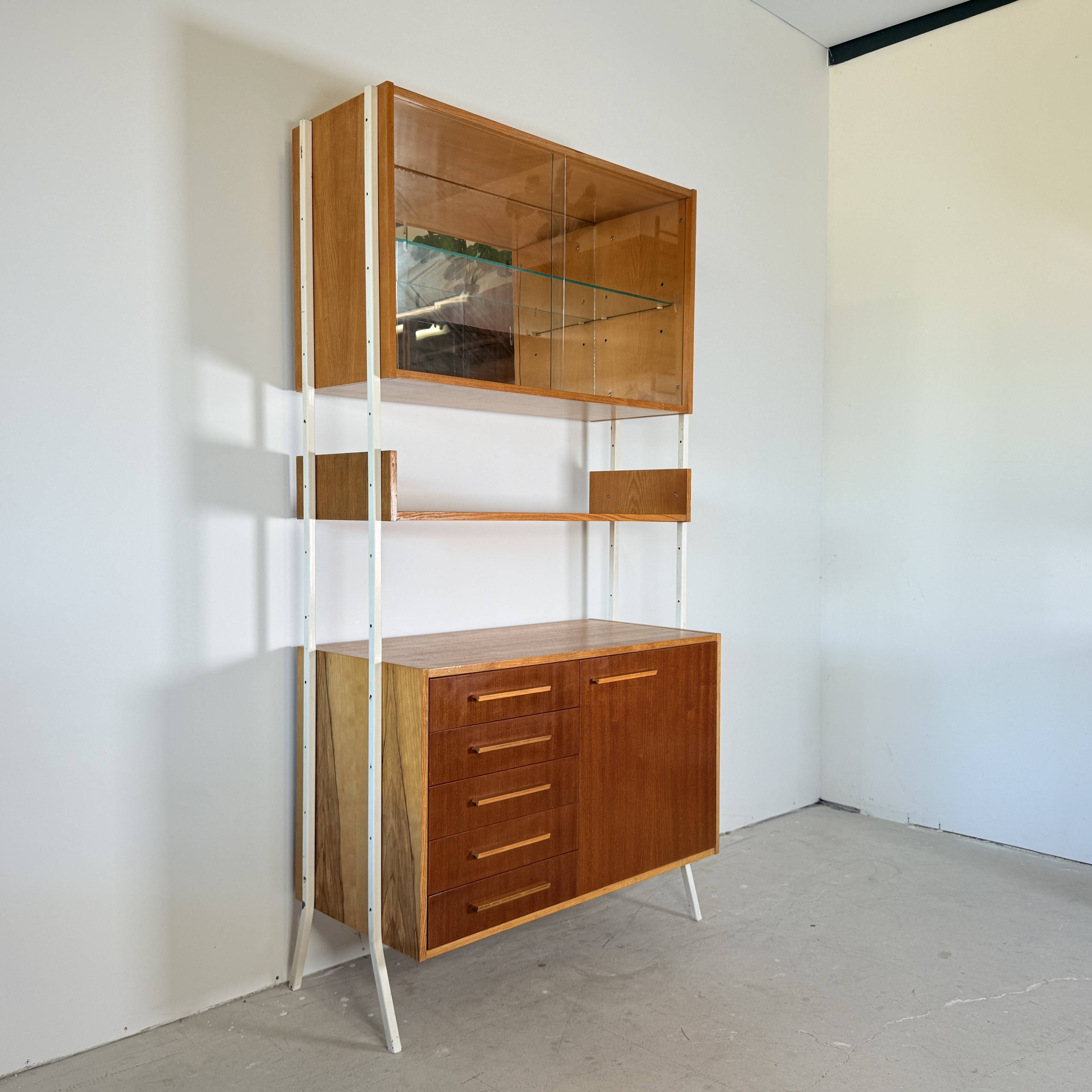 Wall system/modular cabinet, František Jirák