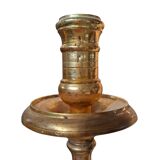 Paire de candélabres d'autel baroques