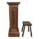 colonne / sellette Piédestal chêne massif 112 cm