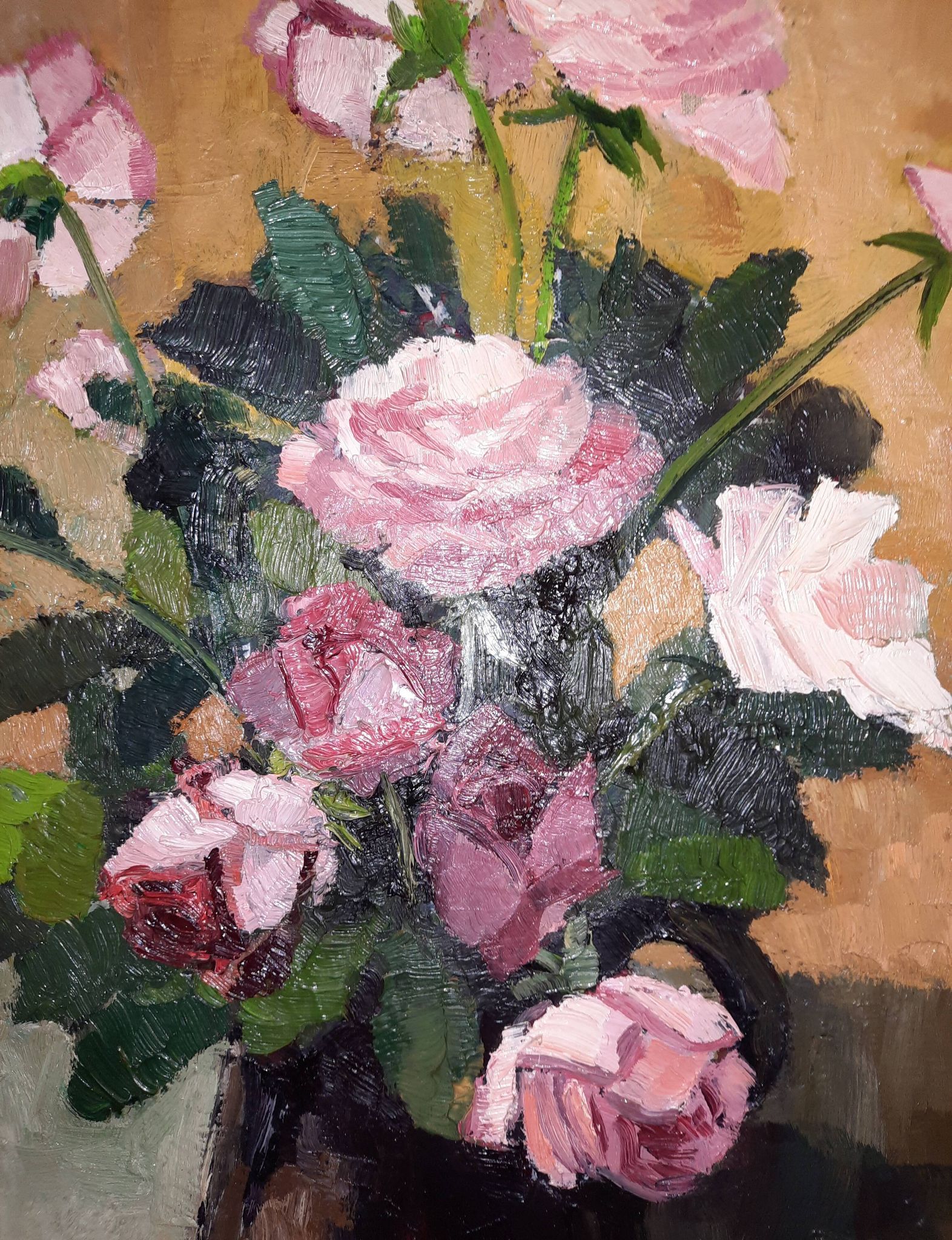 Huile sur toile de M.Mevel Roussel