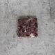 Madeji – Red Square Natural Marble Coasters - set of 4