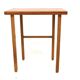 Scandinavian teak and oak side table, Sweden, 1960s