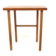 Table d'appoint scandinave en teck et en chêne, Suède, 1960