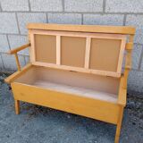 Vintage childrens bench with storage