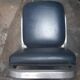 Pair chair desk conference aluminum skai grey vintage blue 1960