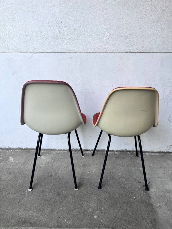 Chaise de Charles Eames, assise d’Alexander Girard, Ed. Herman Miller, 1960