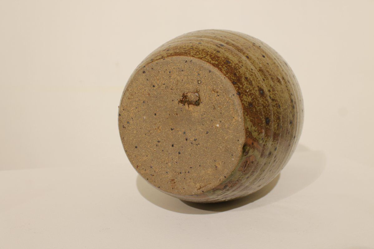 Important vase en grès pyrité de Guy Baudat (1938-2019)