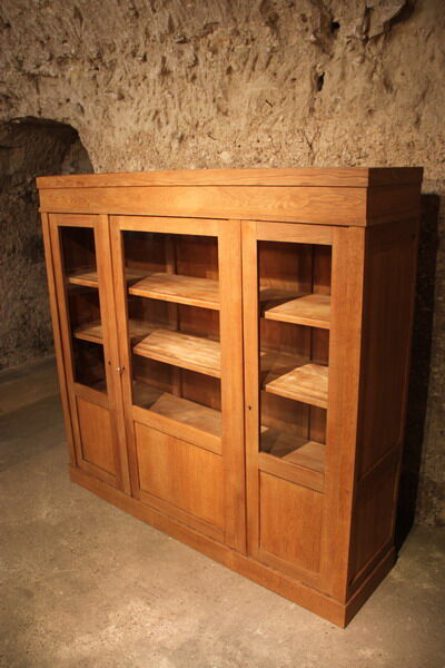 1940 oak glass library