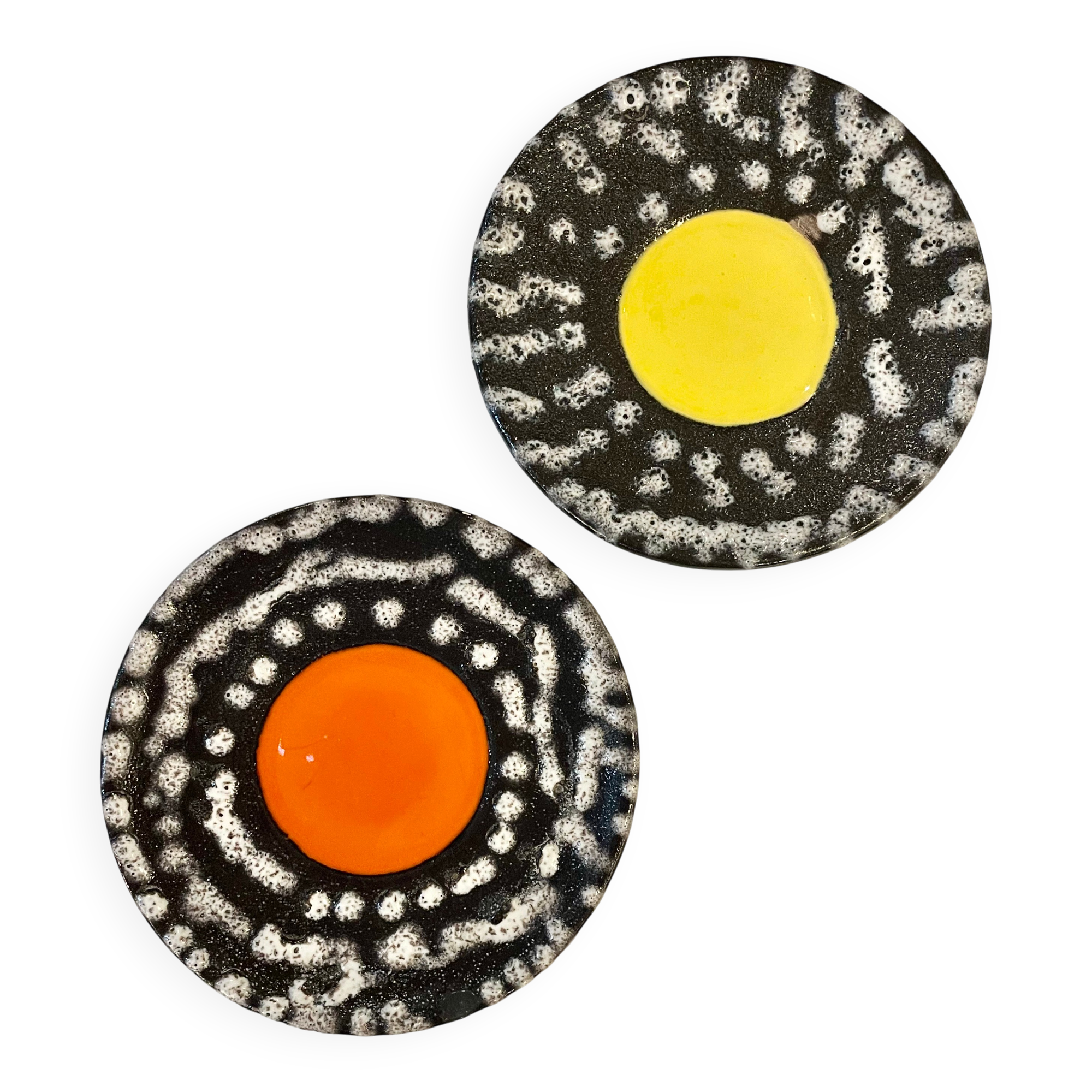 Paire de soucoupes Vallauris