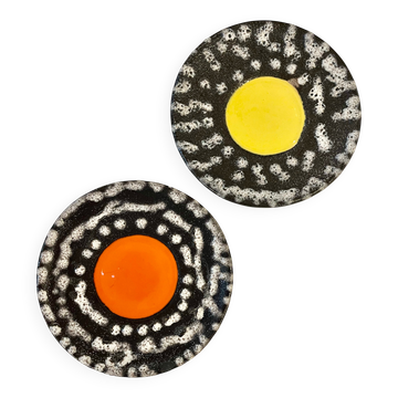 Pair of saucers Vallauris