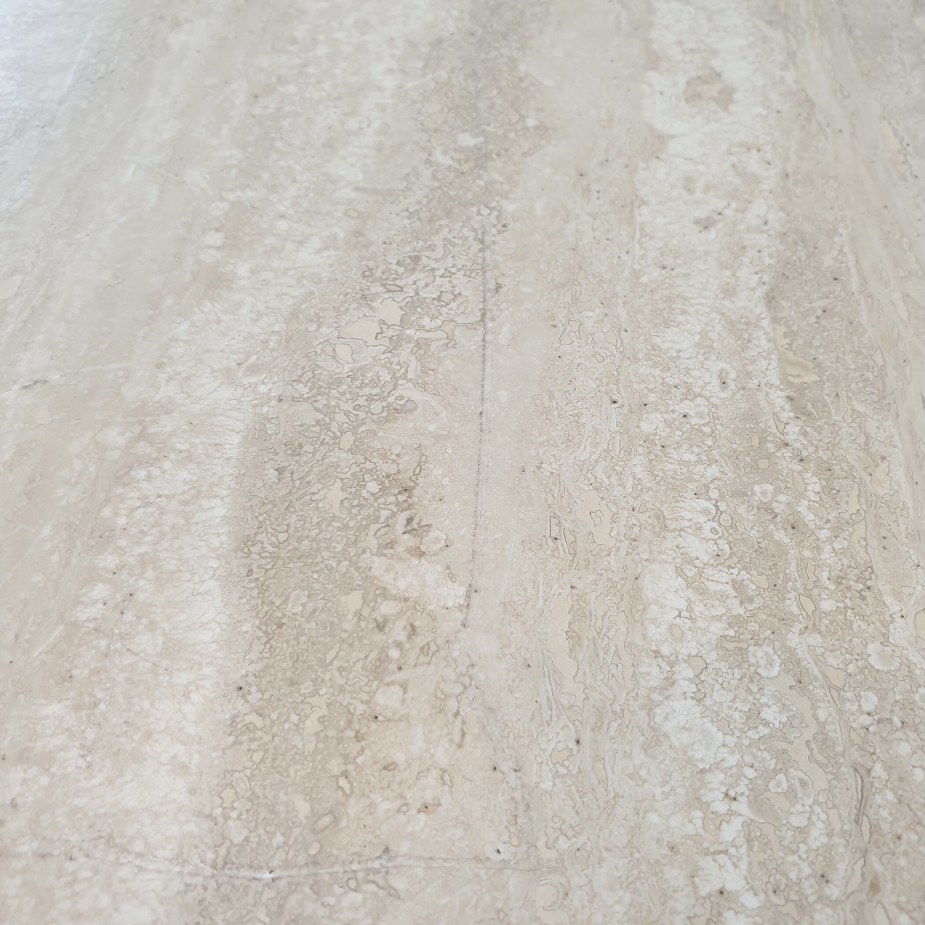 Italian travertine coffee table, 1980's